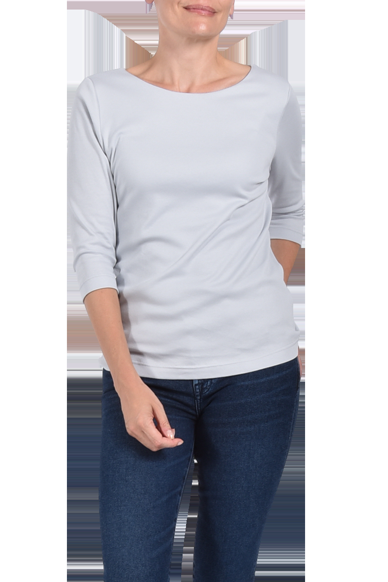 EFIXELLE Baumwollshirt mit U-Boot-Ausschnitt von EFIXELLE Muttertagsangebot