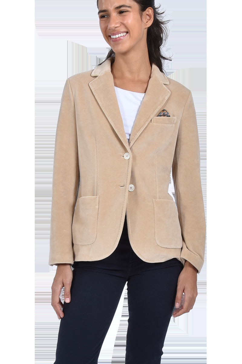 CIRCOLO Blazer aus Samtstretch von CIRCOLO Tägliche Deals