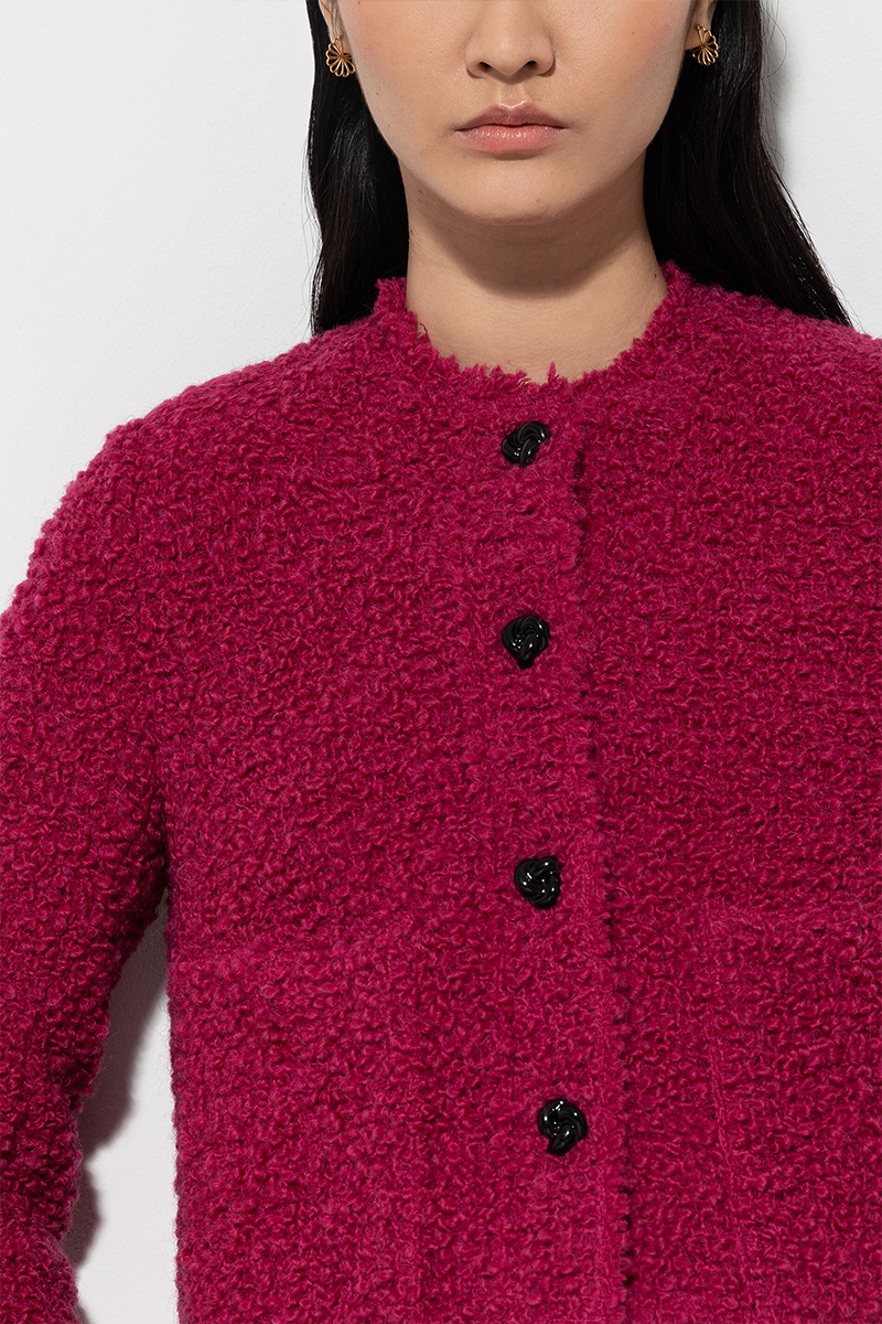 LUISA CERANO Tweedjacke aus Bouclé-Wolle von LUISA CERANO Super Sparpreis