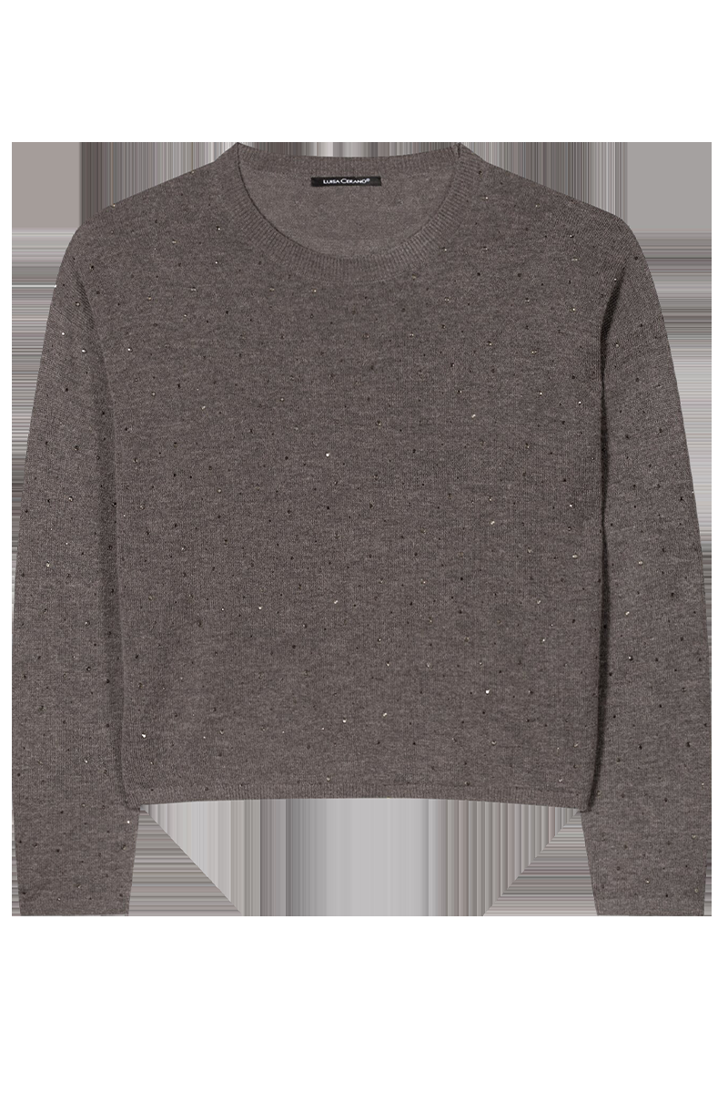 LUISA CERANO Pullover mit Strasssteinen von LUISA CERANO Letzte 3 Tage