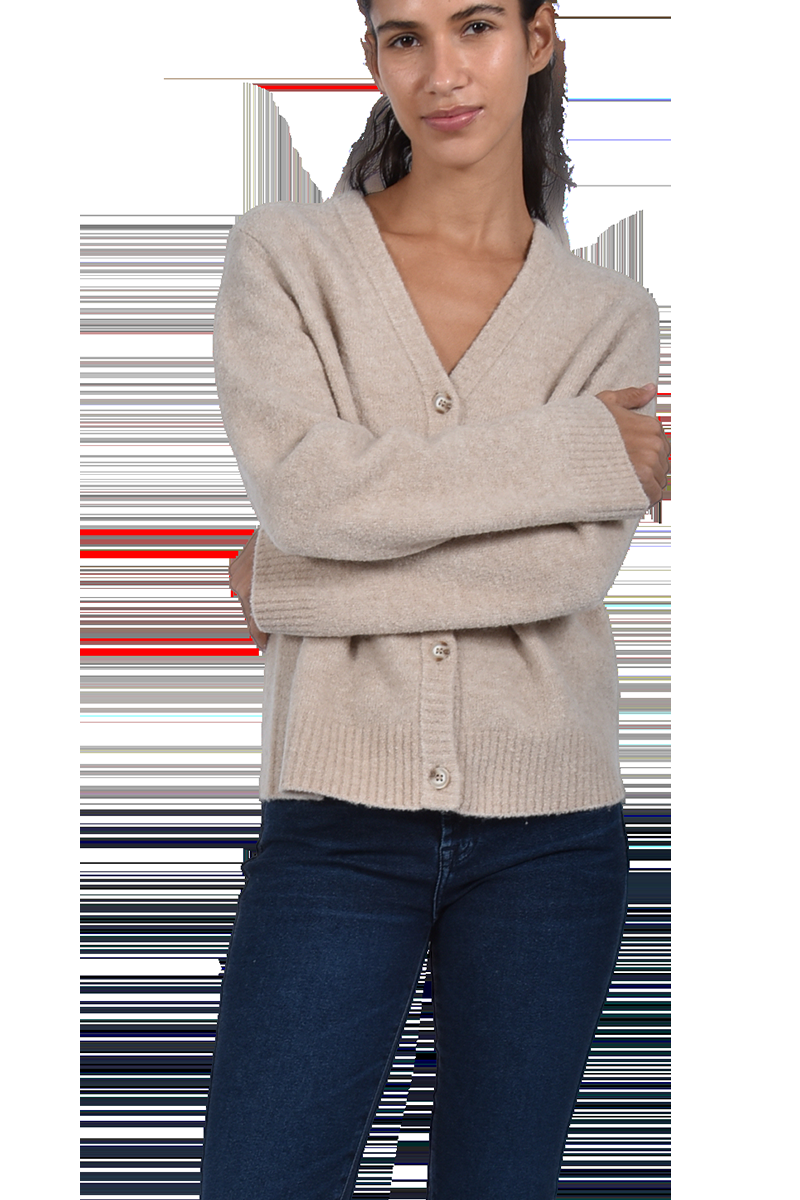 INSIEME Bouclé-Cardigan mit verkürzten Ärmeln von INSIEME Kostenloser Versand international