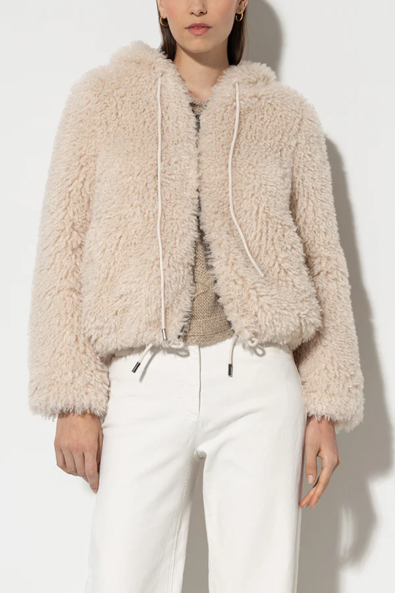 LUISA CERANO Blouson in Felloptik mit Kapuze von LUISA CERANO Bestseller