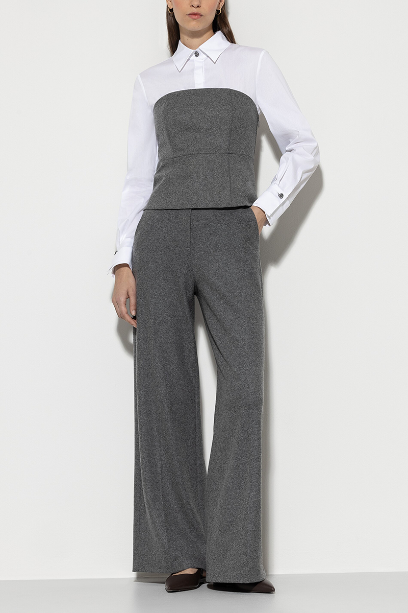 LUISA CERANO Flanell-Wideleg-Pants von LUISA CERANO VIP-Rabatte