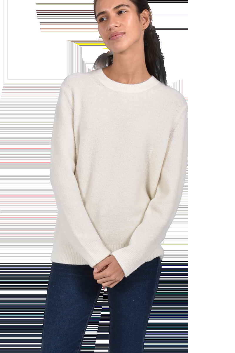 INSIEME Bouclé-Pullover mit Rundhalsausschnitt von INSIEME JETZT KAUFEN