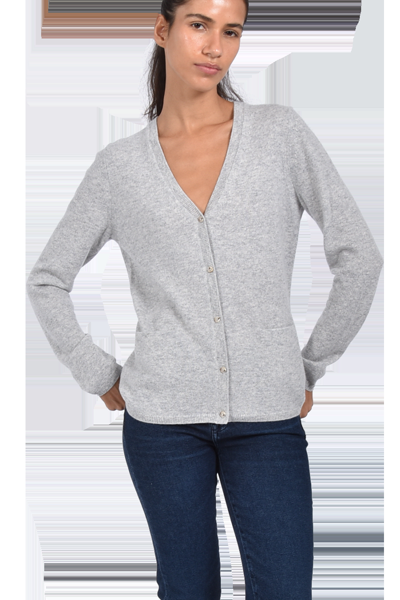 INSIEME Klassischer Cardigan aus 100% Kaschmir von Insieme Letzter Tag