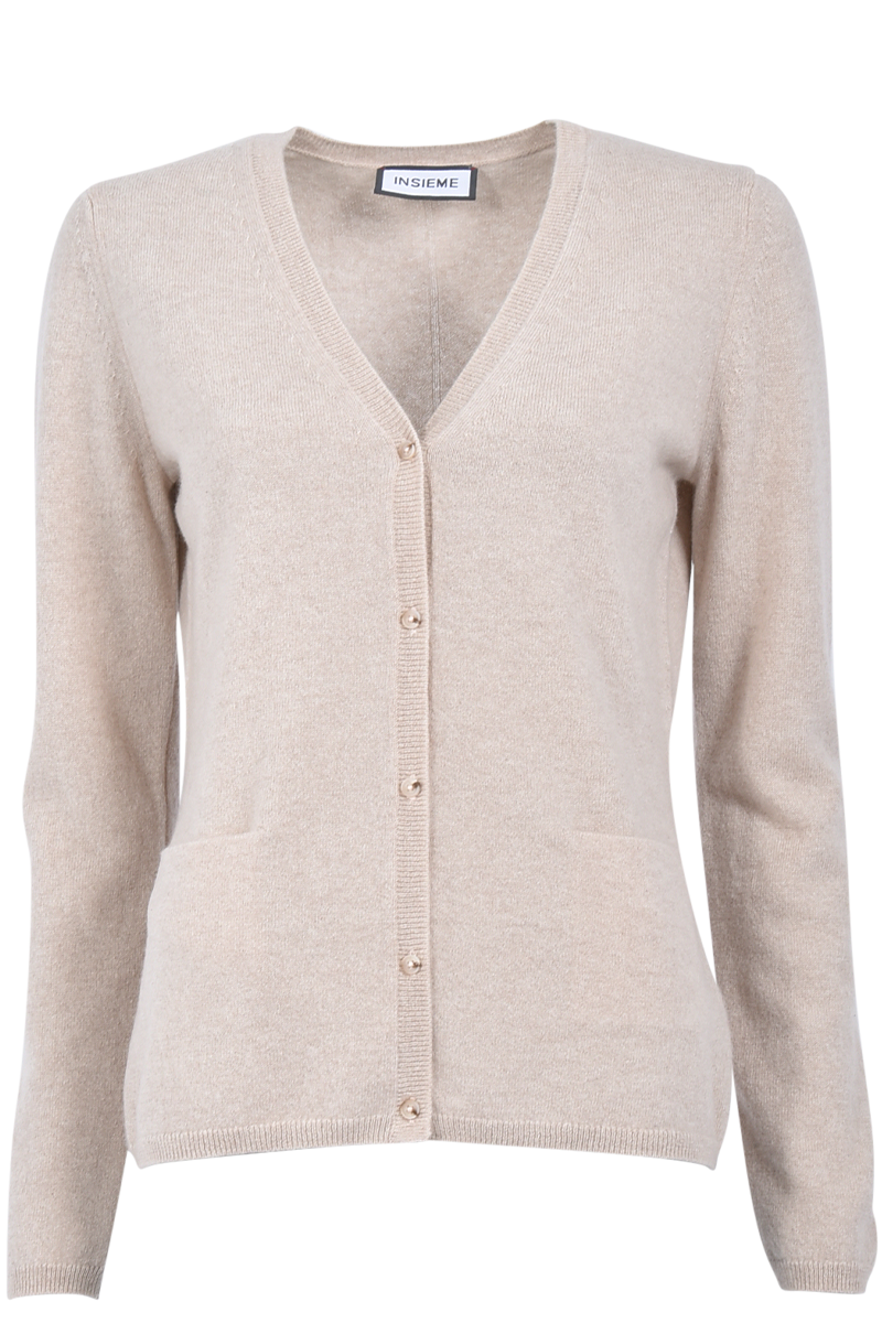 INSIEME Klassischer Cardigan aus 100% Kaschmir von Insieme Zeitbegrenzte Promotion