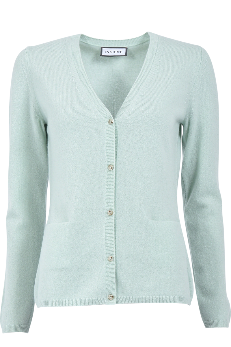 INSIEME Klassischer Cardigan aus 100% Kaschmir von Insieme Bis zu 50% Rabatt