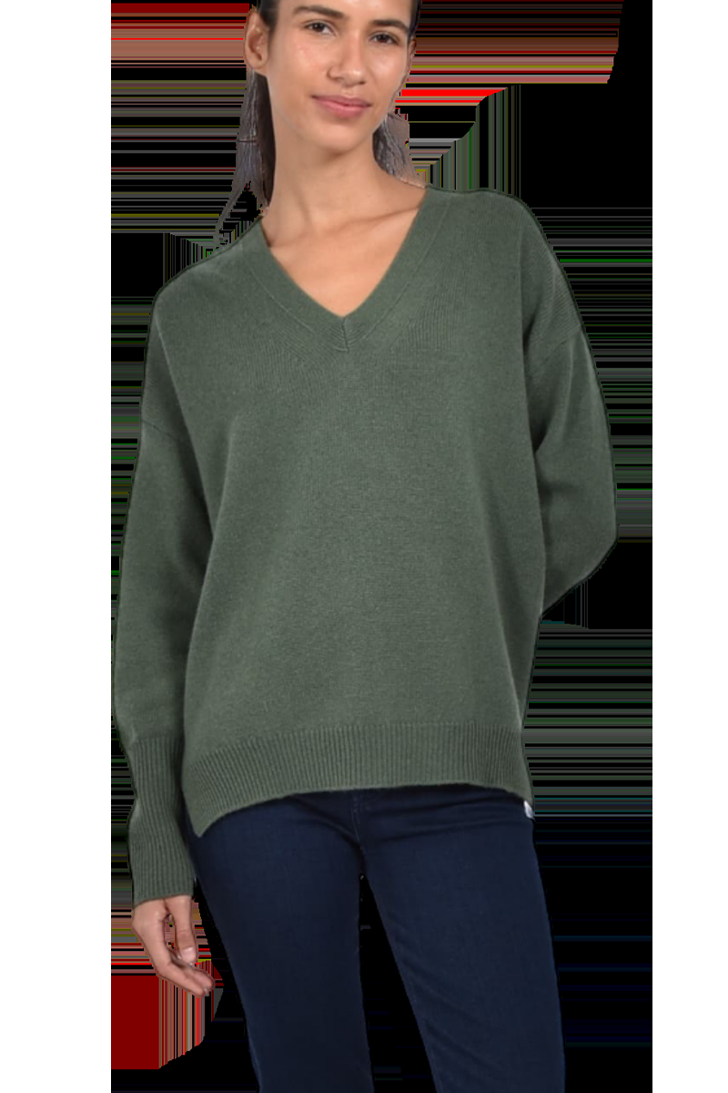VAN KUKIL V-Ausschnittpullover "Paisley" aus 100% Kaschmir von VAN KUKIL 50% Rabatt für begrenzte Zeit