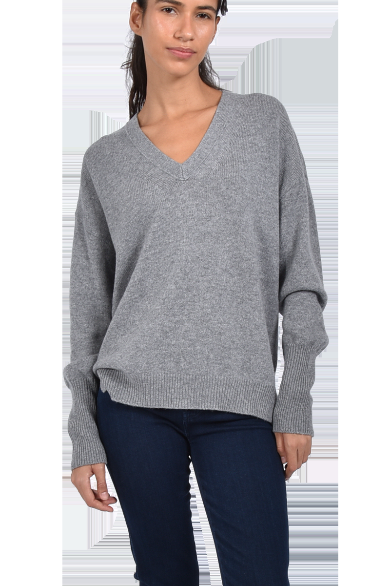 VAN KUKIL V-Ausschnittpullover "Paisley" aus 100% Kaschmir von VAN KUKIL 2025