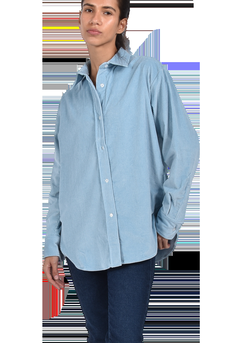 STEEN Oversized Cordhemd mit abgerundetem Saum Verkauf