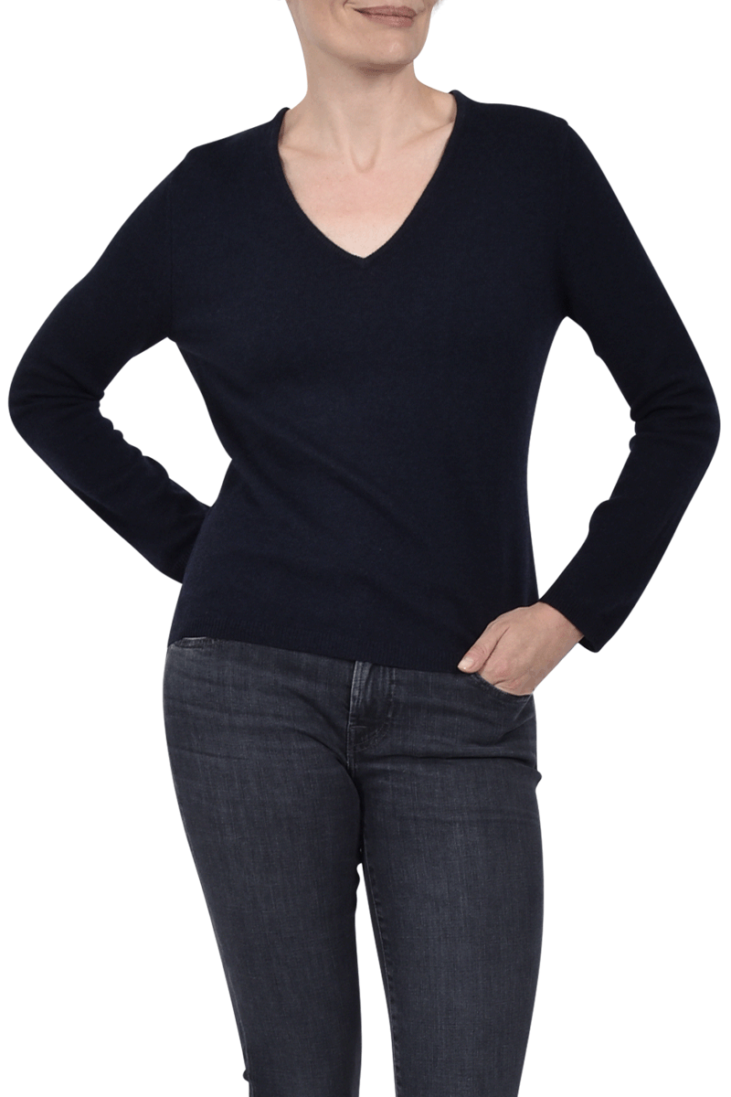 INSIEME V-Ausschnitt-Pullover aus Cashmere von INSIEME Sonderangebot