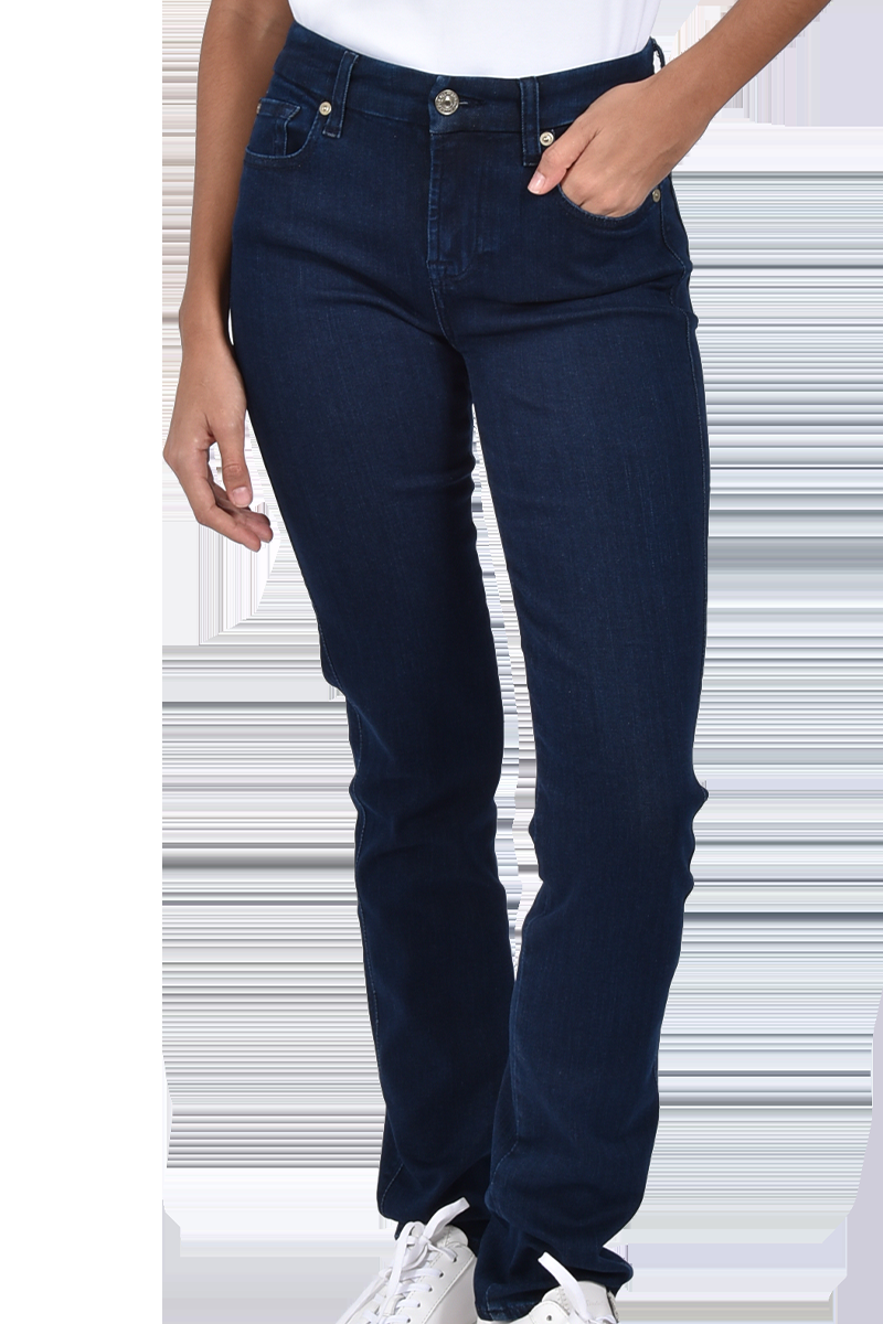 SEVEN for all mankind Kimmie, Straight, Slim Illusion, Dark von Seven Begrenztes Angebot