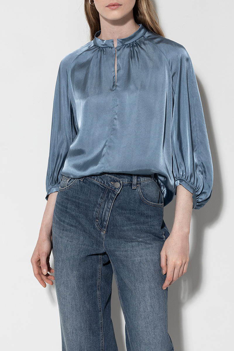 LUISA CERANO Stehkragenbluse mit 3/4-Arm von LUISA CERANO Saisonschlussverkauf