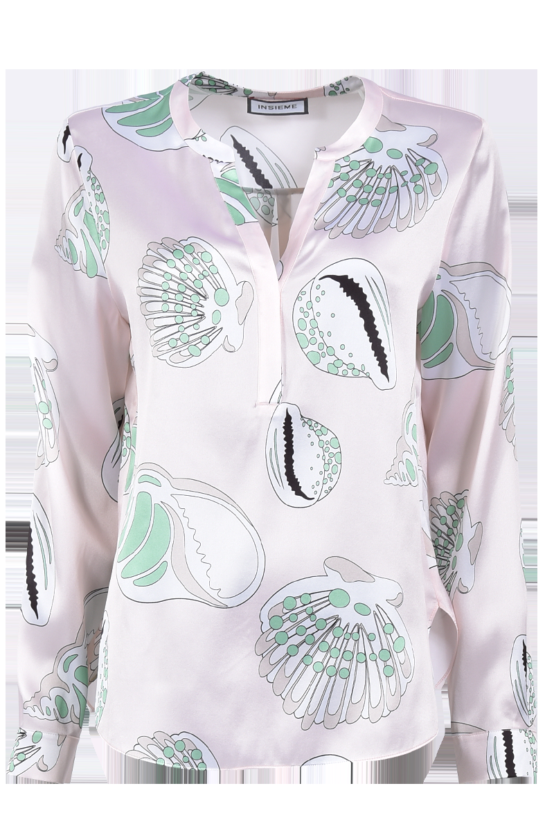 INSIEME Seidenbluse mit Druck von INSIEME Black Friday Preise
