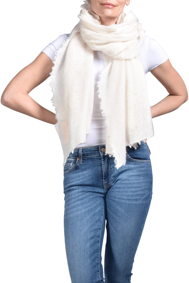 PUR SCHOEN Edles Cashmere-Tuch von PUR SCHOEN, Natur Angebote