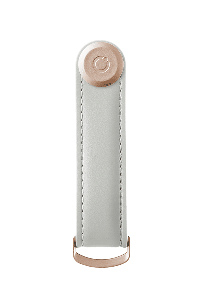 ORBITKEY Schlüsselorganisator aus Leder „Orbitkey 2.0“, Platin Riesige Ersparnisse