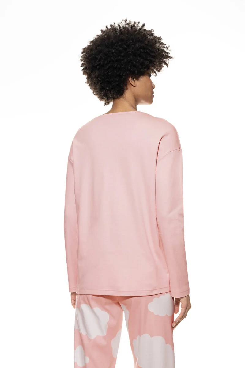 Merxx Pyjama Shirt langarm Serie Clouds Zeitbegrenzte Promotion