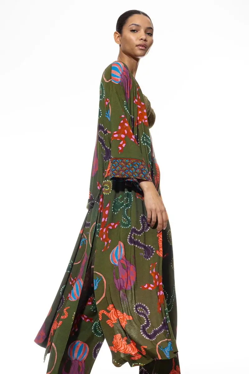 Merxx Kimono Serie Love Circus 50% Rabatt mit kostenlosem Versand