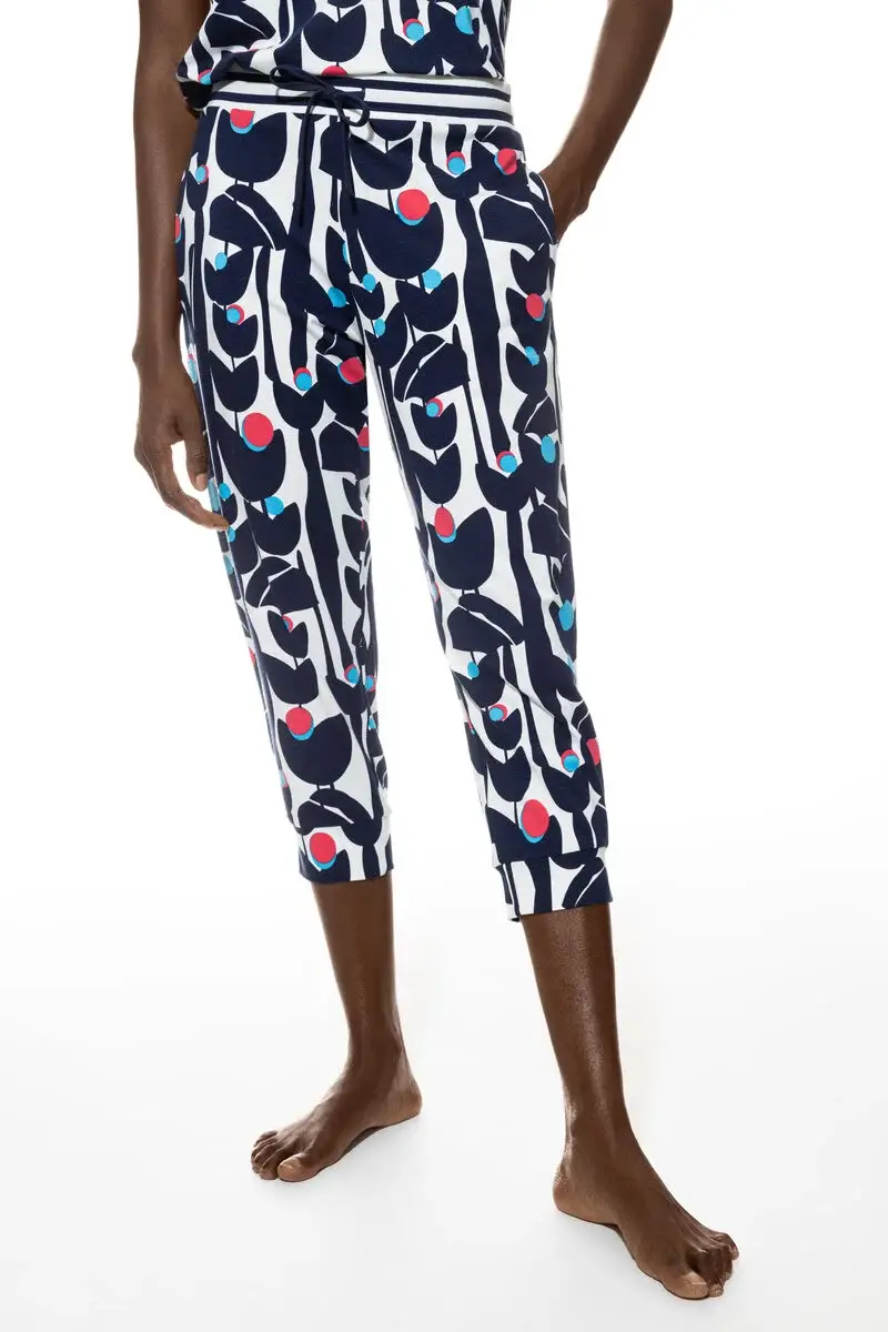 Merxx Hose in 3/4-Länge Serie Flower Jungle Cyber Monday