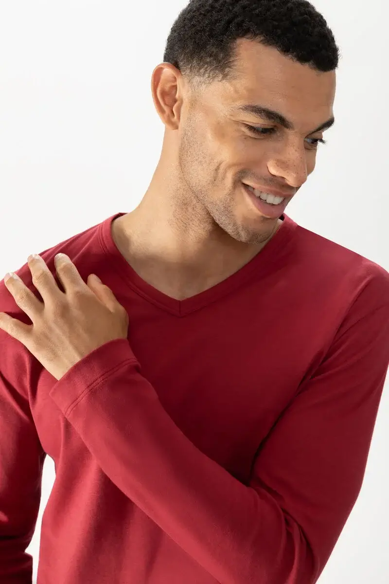 Merxx Langarm-T-Shirt Serie Solid Night Top Angebot