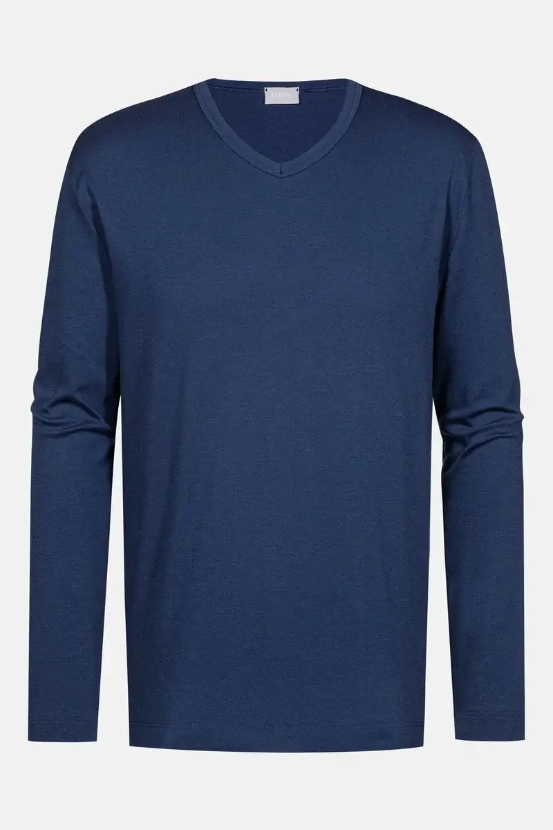 Merxx Langarm-T-Shirt Serie Solid Night Zeitlich begrenztes Angebot