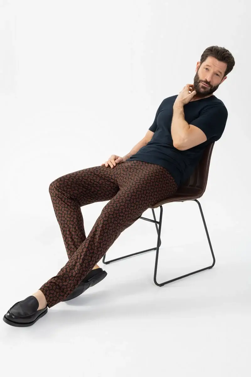 Merxx Hose lang Serie Silhouettes Pattern Heißer Verkauf