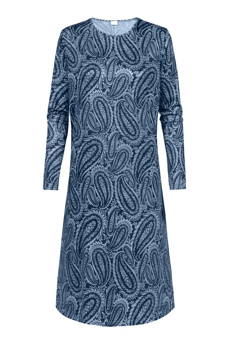 Merxx Nachthemd langarm Serie Floral Paisley Versandkostenfrei