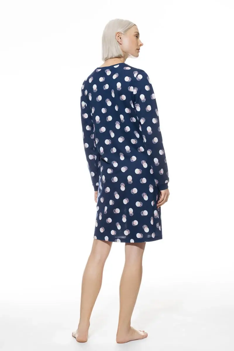 Merxx Nachthemd Serie Scribbled Dots Begrenztes Angebot