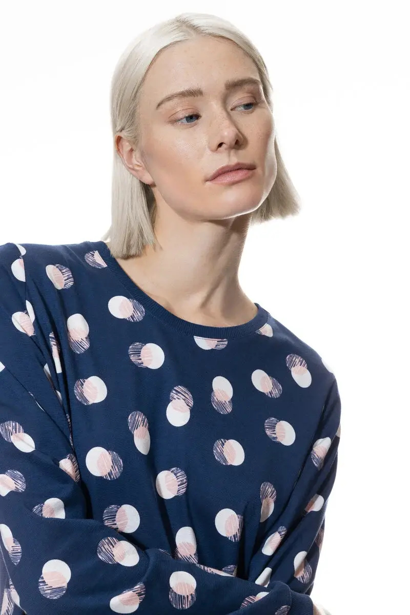 Merxx Nachthemd Serie Scribbled Dots Begrenztes Angebot