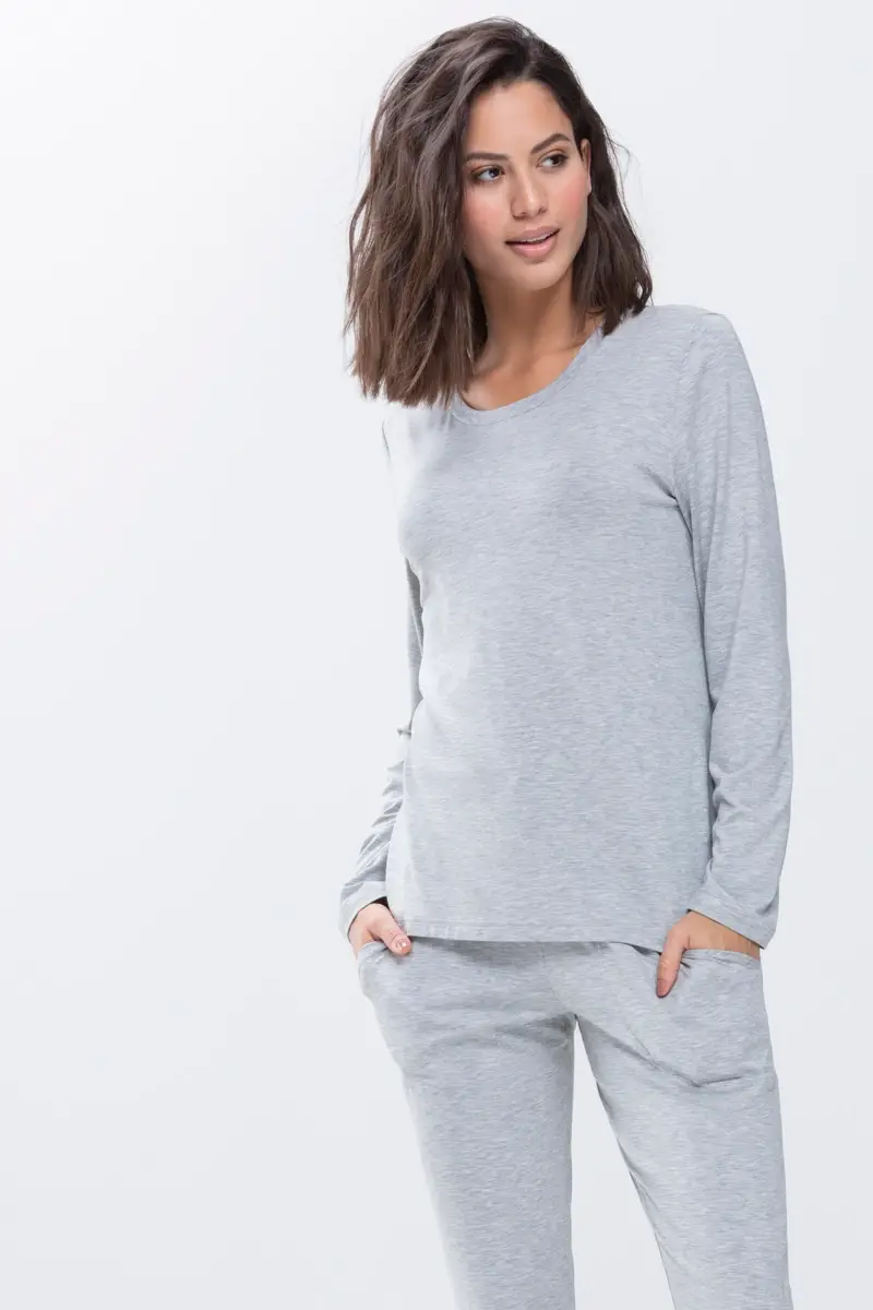 Merxx Shirt langarm Serie Sleepy & Easy Neueste Mode