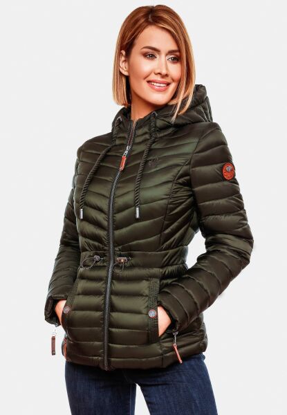Navahoo Aniyaa Damen Steppjacke mit Kapuze 50% Rabatt mit kostenlosem Versand