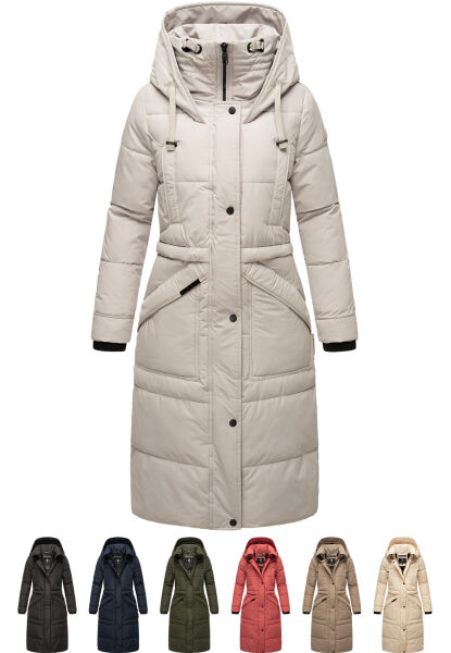 Navahoo Ayumii Damen lange Winter Steppjacke Begrenzt auf 3 Tage