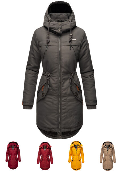 Navahoo Kamil Damen Parka Winterjacke mit Kapuze Angebote
