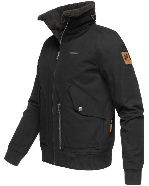 Navahoo Navahoo Herren Piloten Jacke mit Stehkragen Fabrikverkauf