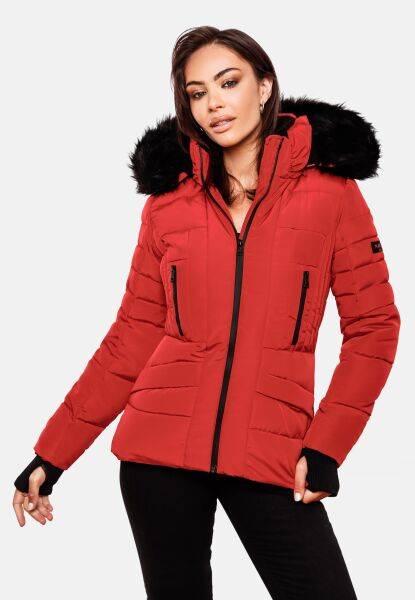 Navahoo Navahoo Adele Damen Winterjacke warm gefüttert Teddyfell Osterangebot