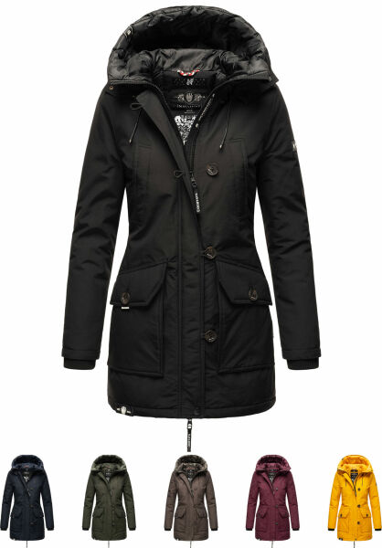 Navahoo Navahoo Freezestoorm Damen Parka Winterjacke gefüttert mit Kapuze Neuheiten
