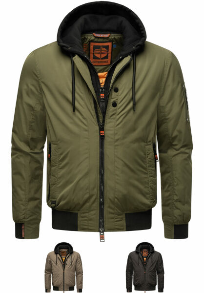 Navahoo Stone Harbour Hoobo Herren Bomber Jacke Tiefpreis