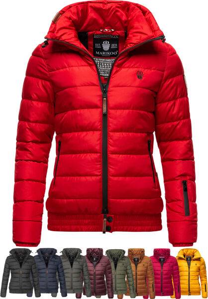 Navahoo Poison Damen Steppjacke Stehkragen Kostenloser Versand international