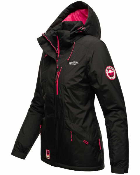 Navahoo Rabeaa Damen Winter Jacke Kurz Winterjacke Outdoor Kapuze gefüttert Fabrikladen