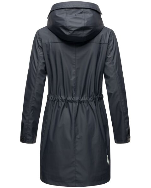 Navahoo Navahoo Deike Damen Regenjacke Regenmantel lang Teddyfell Kostenloser Versand
