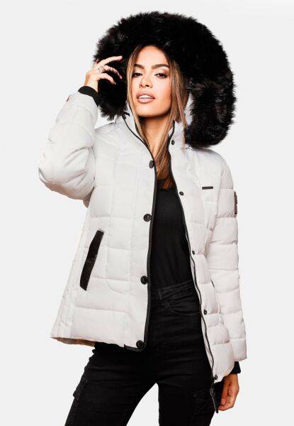 Navahoo Unique Damen gesteppte Winterjacke Begrenztes Angebot