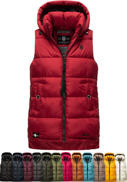 Navahoo Zarinaa Damen Weste Steppweste Ärmellose Jacke Online Shopping