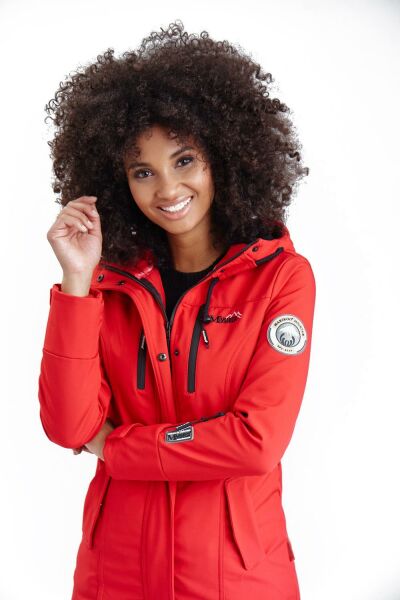 Navahoo Zimtzicke Damen lange Softshell Jacke Exklusivangebot