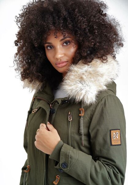 Navahoo Navahoo Kin-Joo Damen Parka Winterjacke Mit Kapuze Weihnachtsangebot