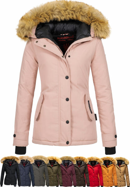 Navahoo Navahoo Laura warme Damen Winterjacke mit Kapuze Top Angebot