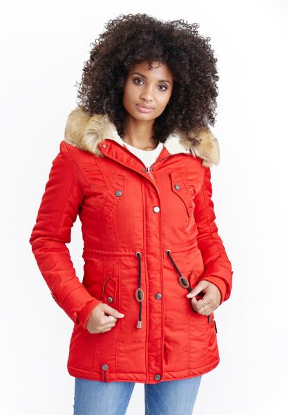Navahoo Navahoo LaViva warme Damen Winterjacke mit Teddyfell Neueste Mode