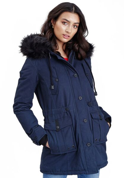 Navahoo Navahoo Luluna Damen Winterjacke mit Kunstfell Neuheiten