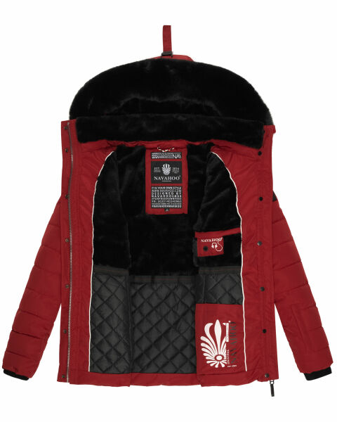 Navahoo Navahoo Milianaa Winter Jacke Stepp Kurzjacke gefüttert Kapuze Kunstfell VIP-Rabatte