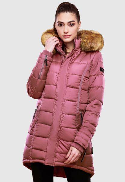 Navahoo Navahoo Papaya Damen gesteppte Winterjacke Neueste Stile