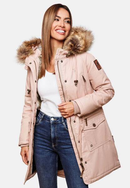 Navahoo Navahoo Rosinchen Damen Winterjacke mit Kapuze Sonderangebot der Fabrik